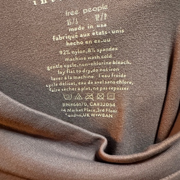 Free People Mauve Cut-Out Bodysuit - Picture 6 of 6